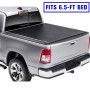 [US Warehouse] Pickup Soft Roll Up Tonneau Cover for 2004-2014 Ford F-150 / 2006-2008 Lincoln Mark LT Size: 6.5-FT Bed